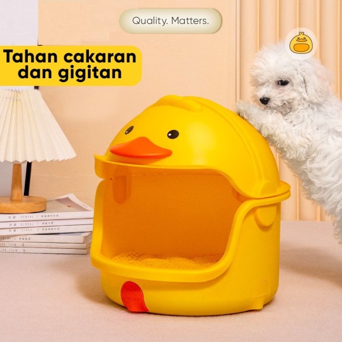 barokah gamis Cat house - tempat tidur kucing model bebek empuk set