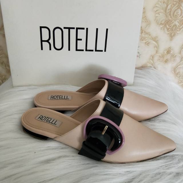 ORIGINAL ROTELLI SIENA 816 SLIP ON MULES SANDAL WANITA