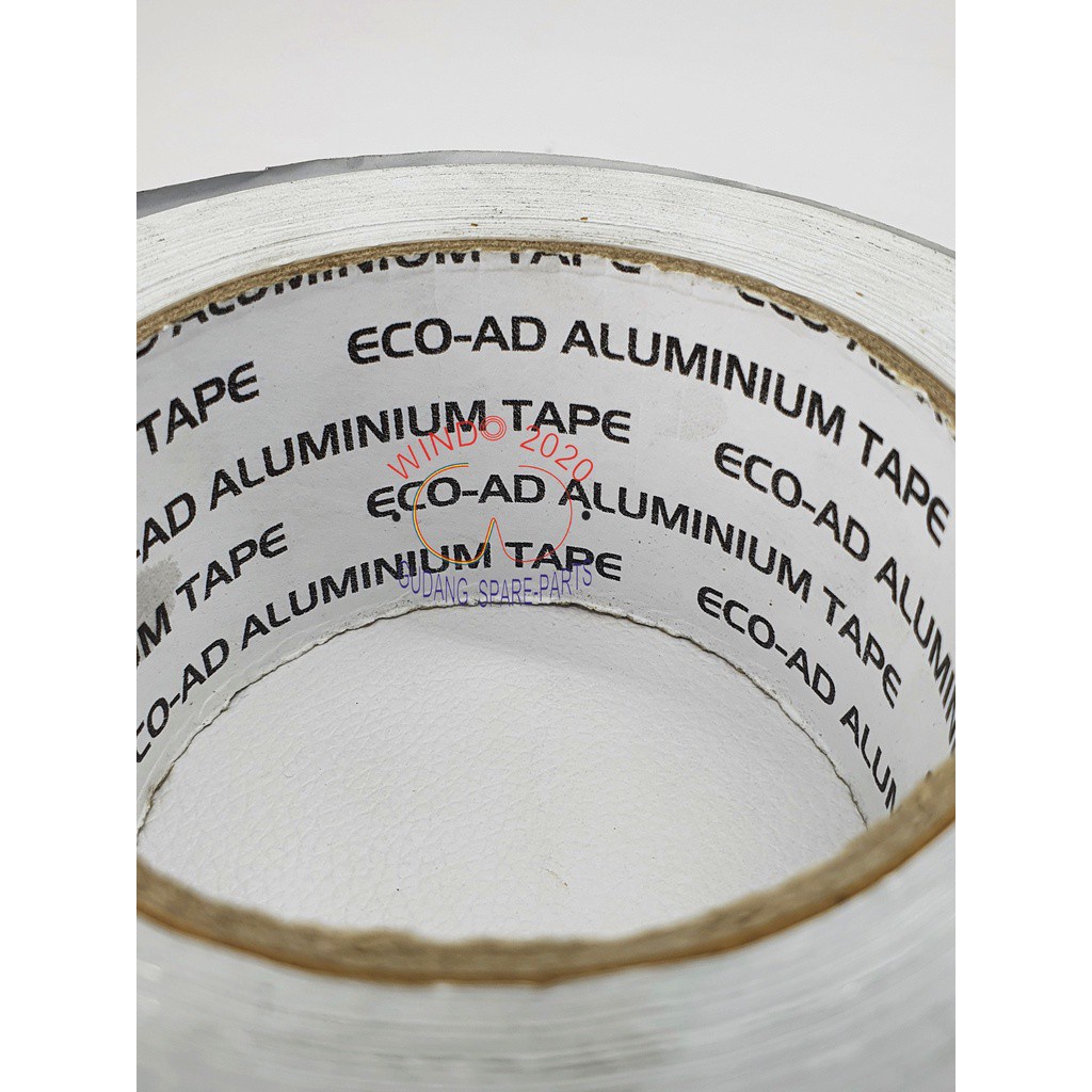 ALUMUNIUM TAPE | LAKBAN ALMENIUM FOIL | ISOLASI ALUMENIUM FOIL TAHAN PANAS | PEMBUNGKUS PIPA AC