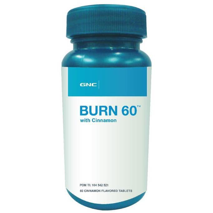 Gnc Burn 60 With Cinnamon - 60 Tablet (955522) Bpom
