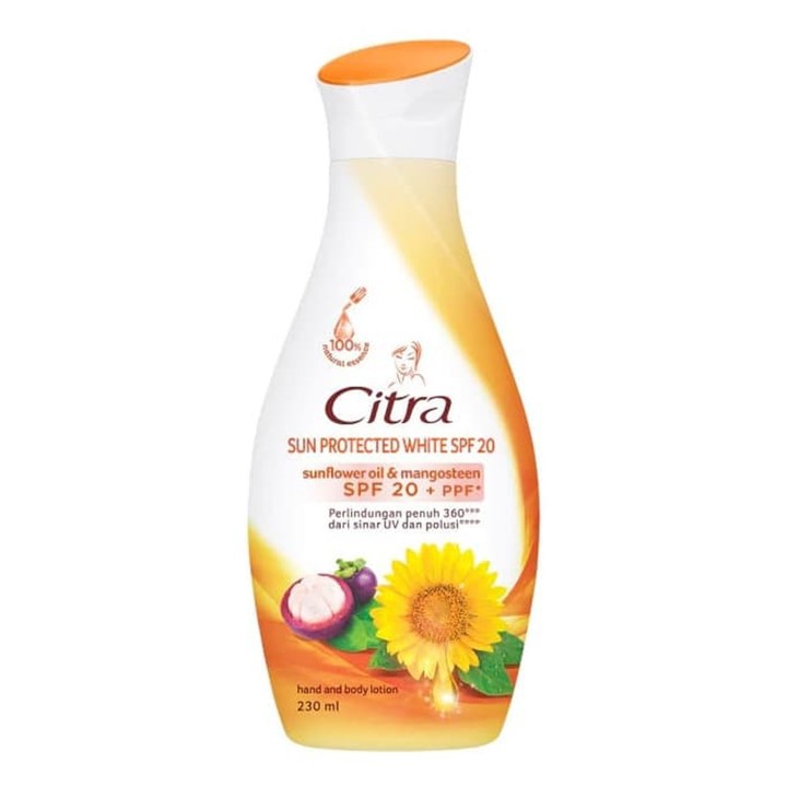 Citra Hand &amp; Body Lotion Sun Protected Glow SPF 20 210ml