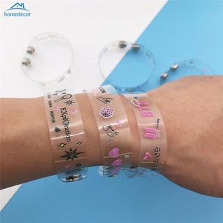  Gelang  Bangle Kpop BTS  bt21 Bangtan Boys Transparan Warna 