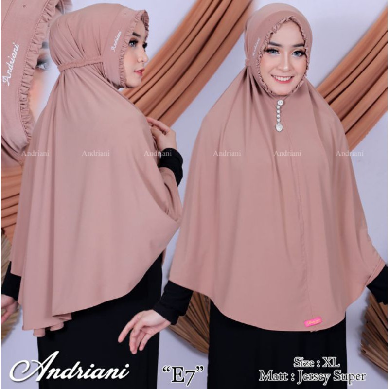 hijab Andriani tali karet E 7