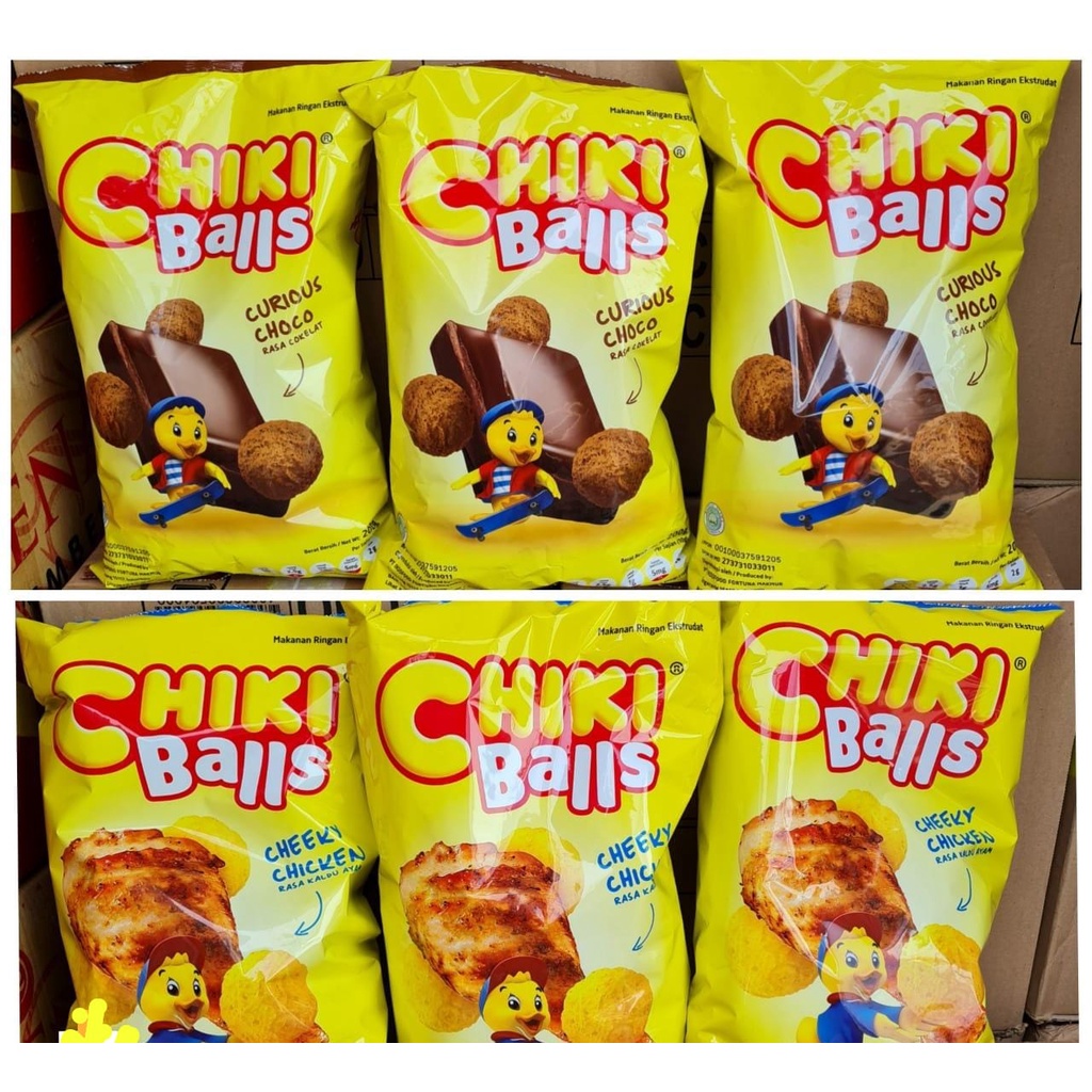 CHIKI BALLS KEJU, AYAM, COKLAT 200GR KEMASAN JUMBO SNACKS CEMILAN CIKI BALLS CHIBALLS