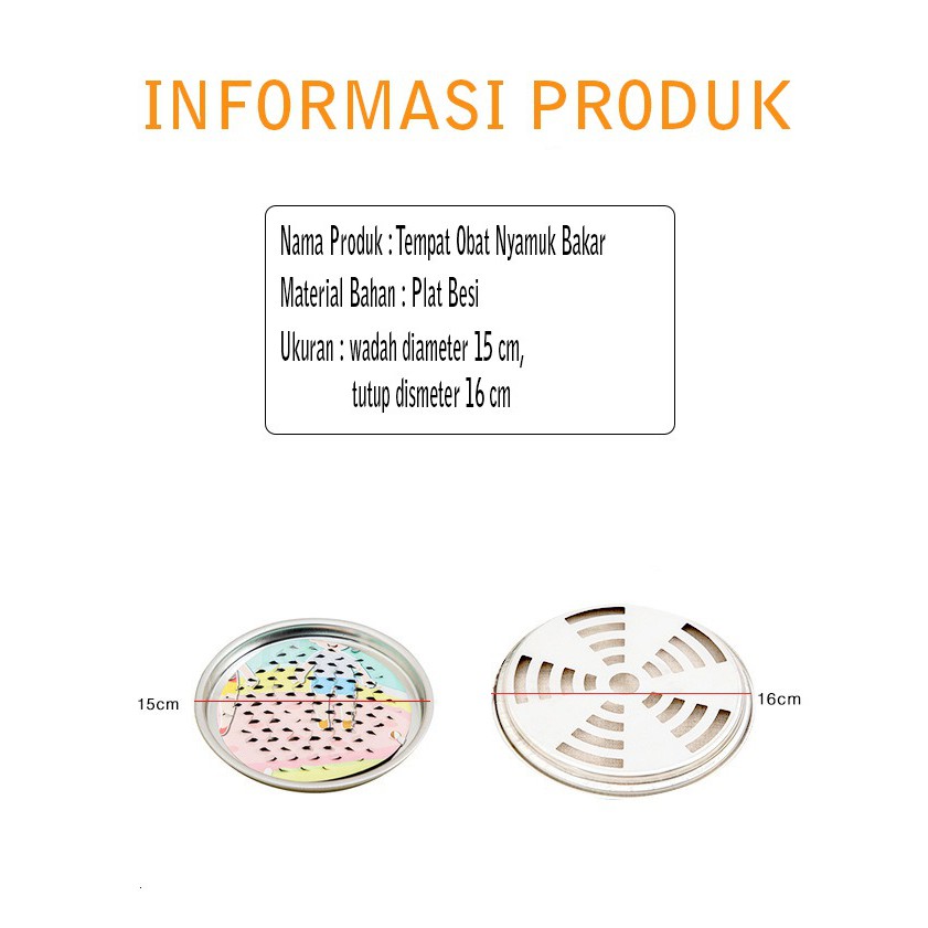 Tempat Obat Nyamuk Bakar Tatakan Obat Nyamuk Bakar ALas obat Nyamuk
