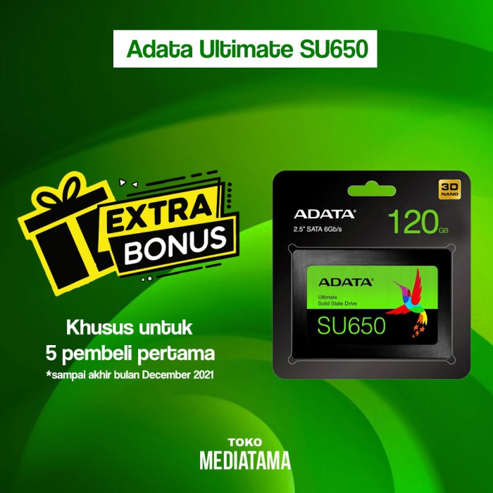 ssd 120gb SU650 ADATA by ADATA INDONESIA