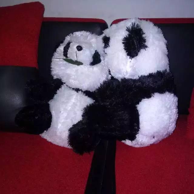 Boneka panda rumput size :S