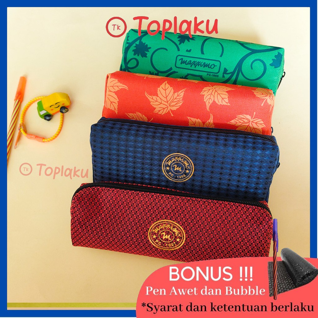 

Kotak Pensil Anti AIr Tempat Pensil Murah Pencil Case Random Perempuan Laki Laki Lucu Kain Aesthetic