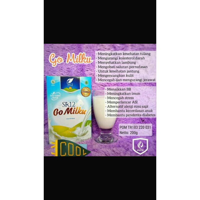 

Gomilku Sr12/Susu kambing Etawa/tidak bau amis