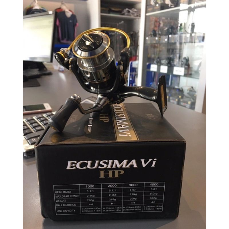 REEL RYOBI ECUSIMA VI HP 1000. 2000