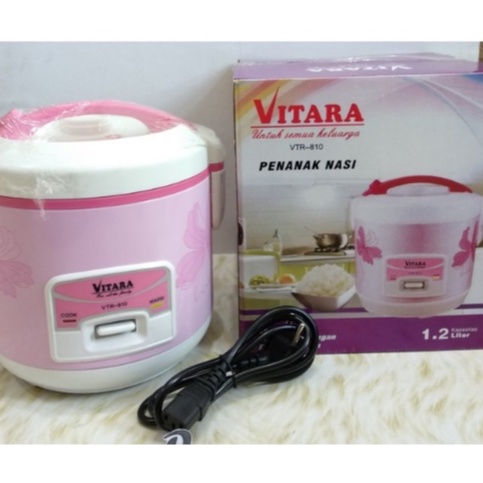 Magic Com Vitara -810 / Penanak nasi 1.2 Liter / Rice Cooker 3 In 1