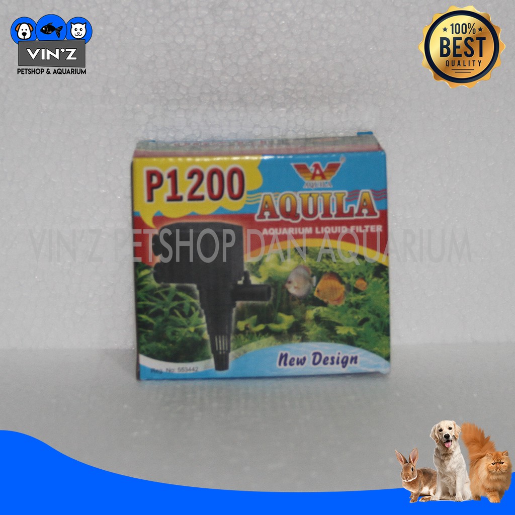 Aquila P-1200 Pompa Celup Aquarium Submersible Water Pump
