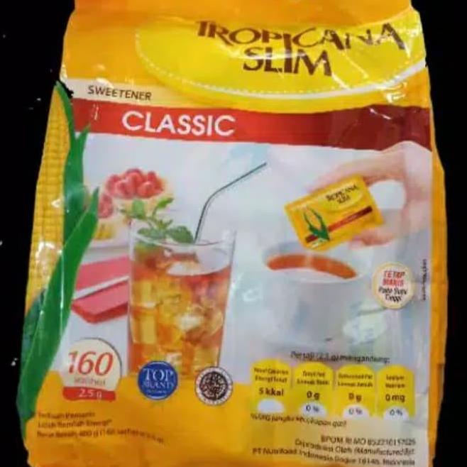 

Gula tropicana slim classic isi 160 sachet