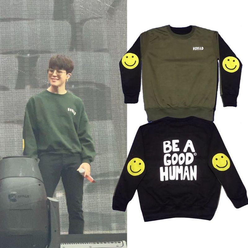 Murah Sweater Basic BTS JIMIN Nomad 2 Warna