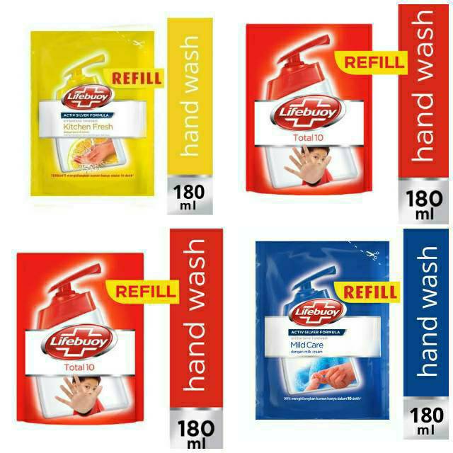 Lifebuoy hand wash refill isi 180ml