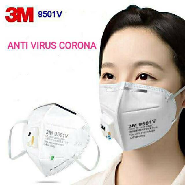  Masker  3M  N95 9501v original Shopee Indonesia 