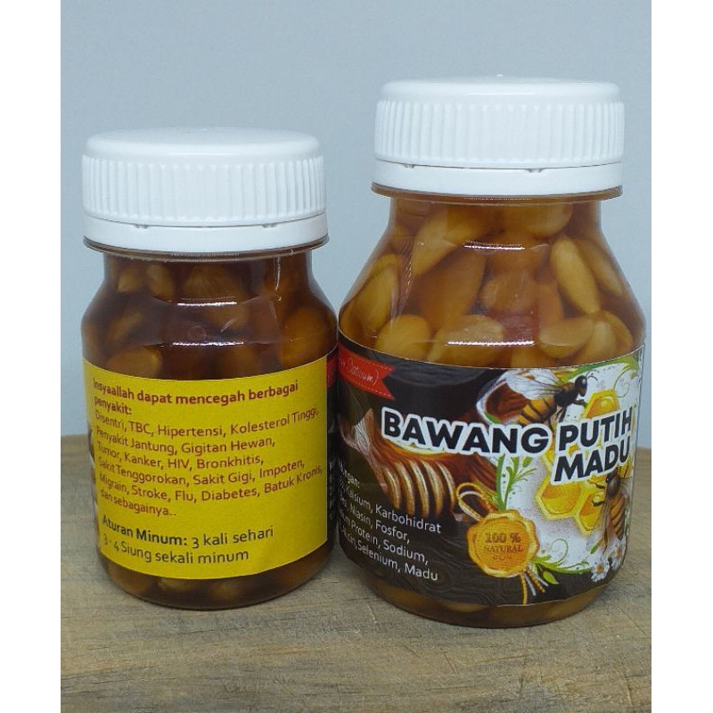 Bawang Putih Madu(Allium Sativum) Botol Plastik 100ml.