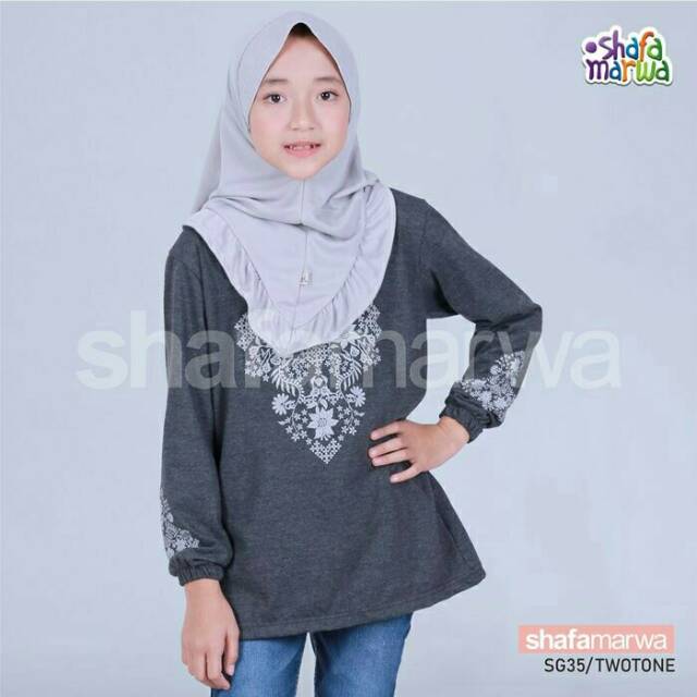 Shafa Marwa Kaos Sarimbit Anak Cewe SG35