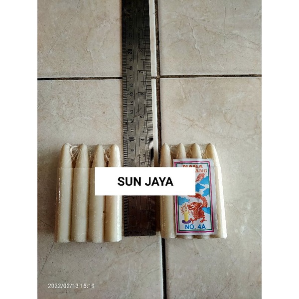 Lilin Putih Cap Naga Terbang 4A