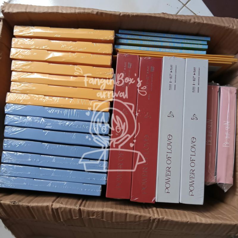PELUNASAN SEVENTEEN - DVD & DIGITAL CODE CARD POWER OF LOVE KR & JAPAN