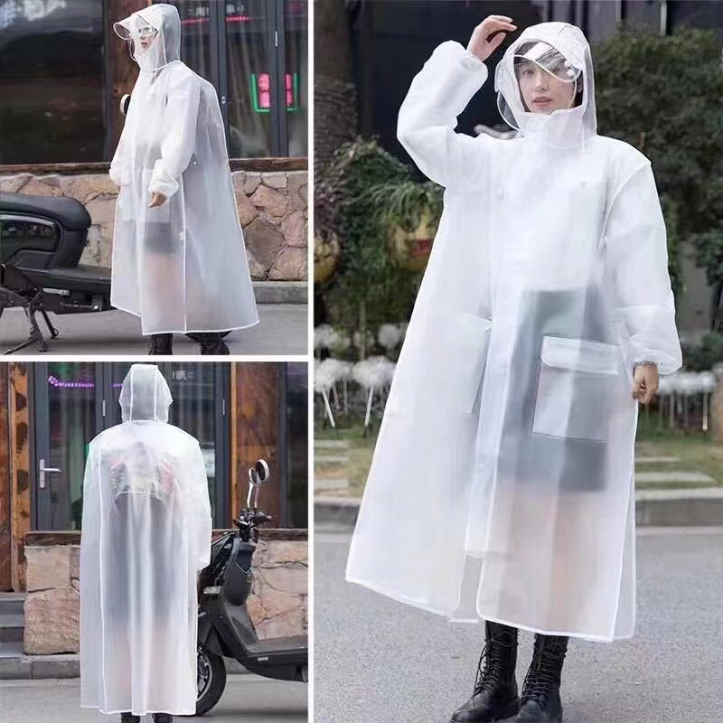 RA 01 Rain Coat Jas Hujan Poncho Kancing Reseleting Motor Anti Basah Unisex