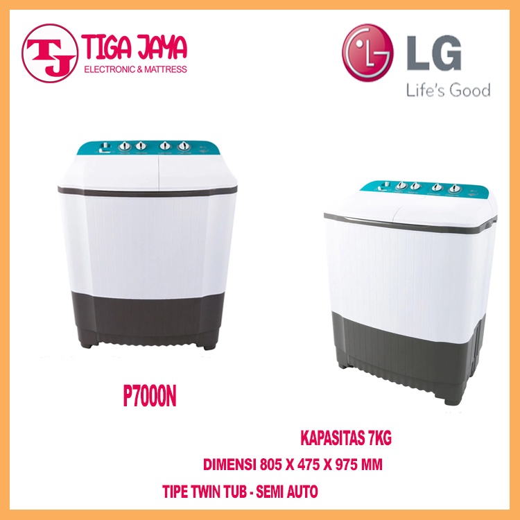 LG P7000N MESIN CUCI LG 7 KG P7000 LG MESINCUCI 7 Kg
