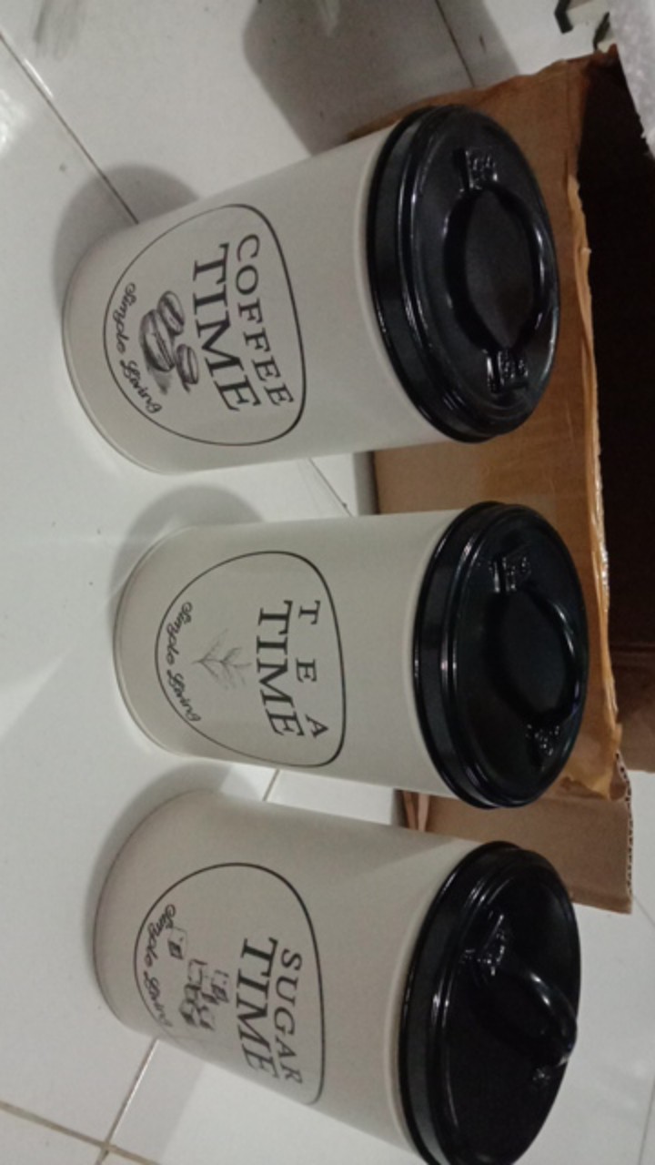 Tempat Gula Kopi Teh Set Volume 1 Liter (jual Satuan)