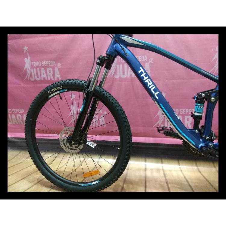 Barang Baru Sepeda Thrill Fervent 3.0 My2018 Mtb 27,5 Inch 24 Speed Suspensi Dblue Best Seller