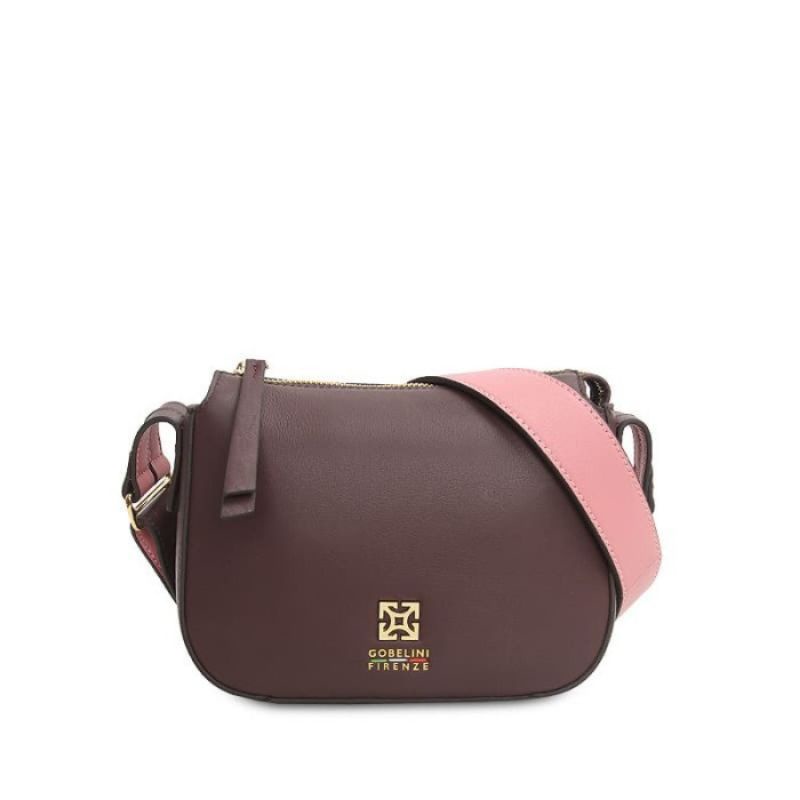 GOBELINI TURRO MINI CROSSBODY BROWN/PINK