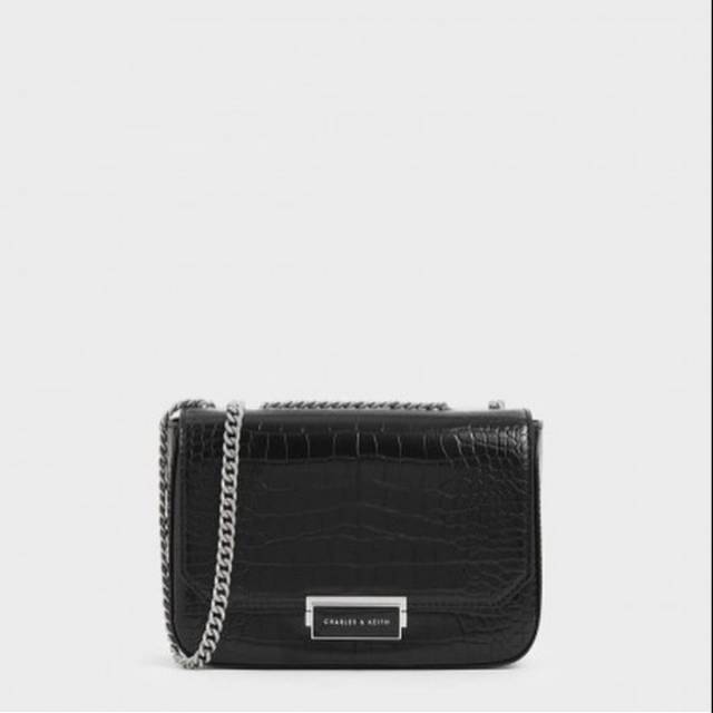 charles and keith structured crossbody bag