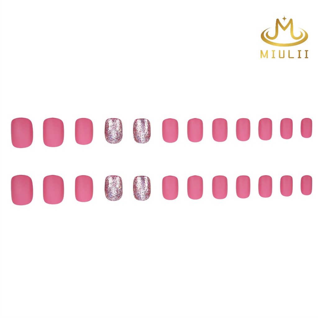 MIULII / KUKU PALSU   A0516  / 24PCS / 3D / NAIL ART / PREMIUM / CUTE / FREE LEM JELLY / KUTEK