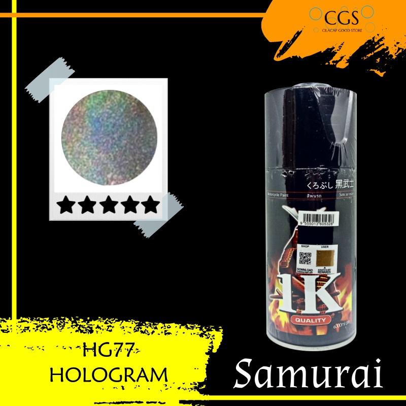 Pilok HOLOGRAM Samurai HG77 - pilox hologram samurai - samurai hologram - samurai hologram hg77 - pi