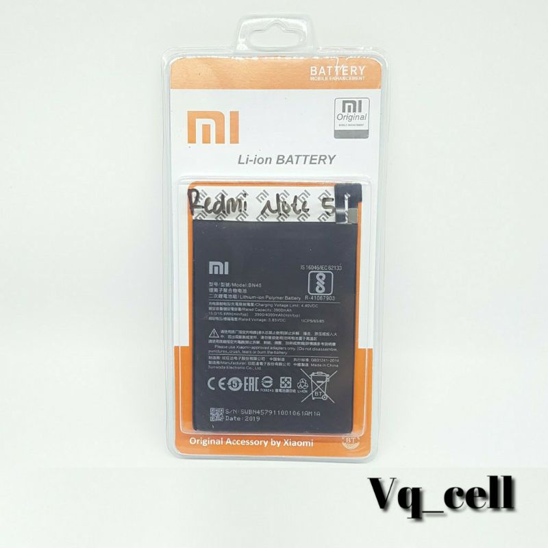 BATERAI BATRE XIAOMI REDMI NOTE 5 BN45 / NOTE 5 PRO BN 45 BATTERY