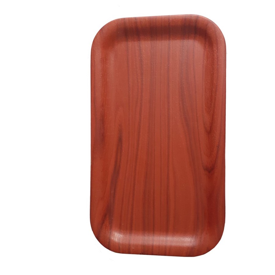 Nampan Bill Melamine Motif Kayu GLORI Ukuran 13.5x23.5 cm / Nampan Nota / Nampan Bon / Nampan Tempat Minum