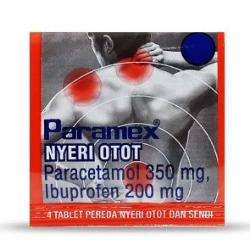 PARAMEX isi 4 tablet - obat sakit kepala &amp; Nyeri Otot Paramek