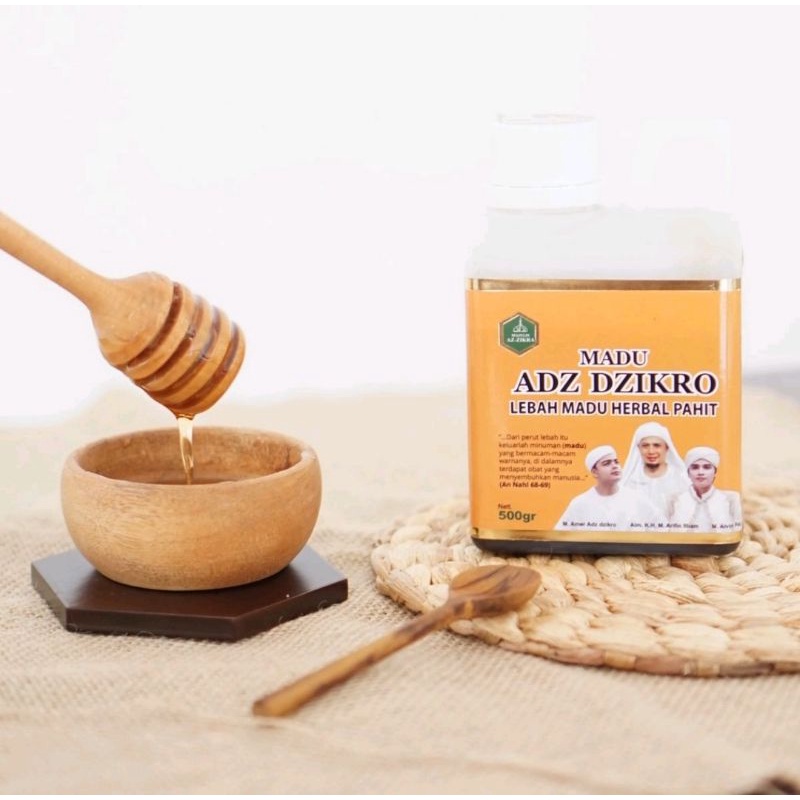 Madu Adz Dzikro / Az Zikra Herbal Pahit 100% Asli