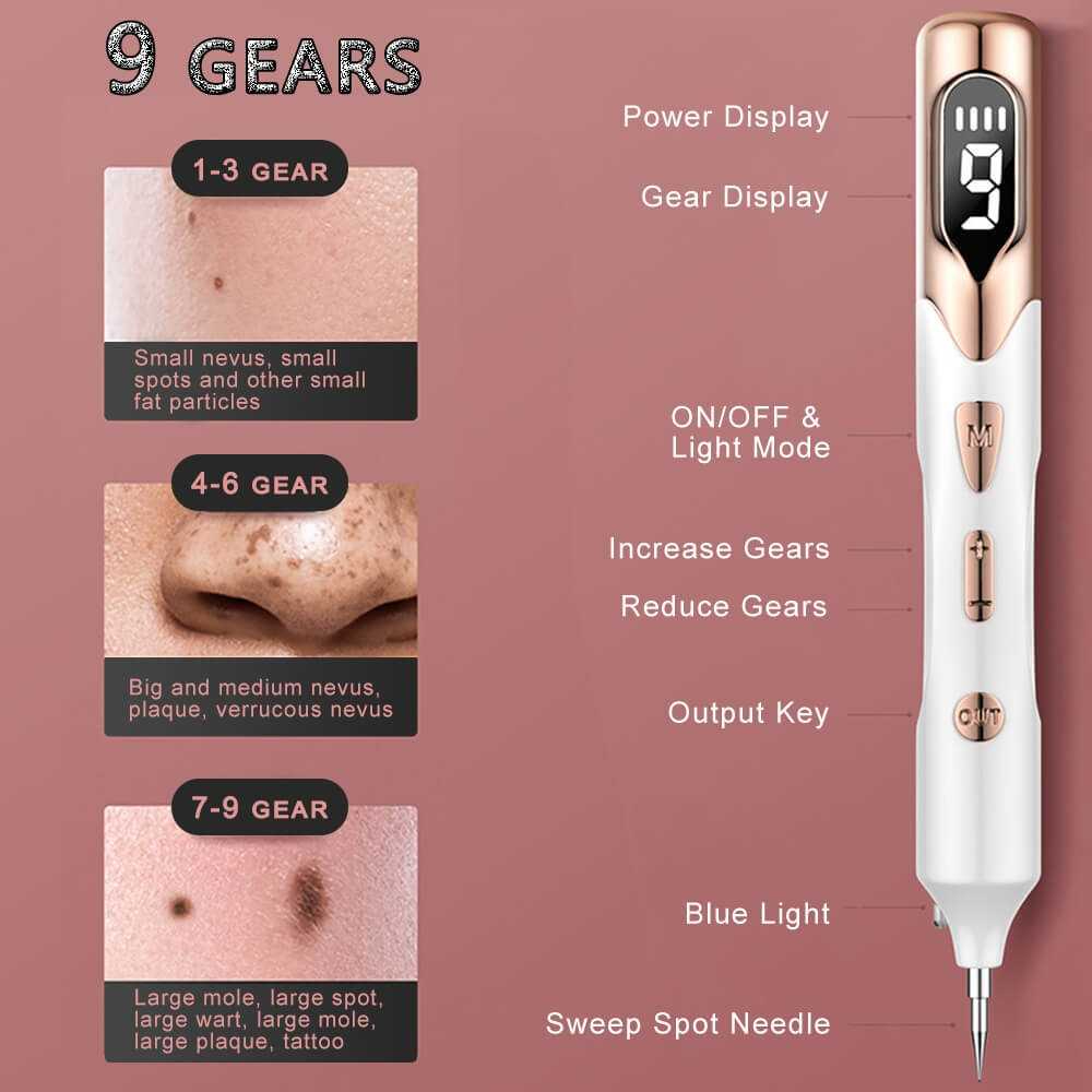 Pen Laser Plasma Penghilang tahi lalat Dark Spot Wajah tato tanda lahir jarum pulpen laser
