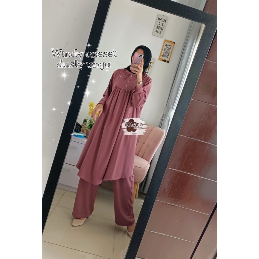 [RAMADHAN BIG SALE] WINDY ONESET JUMBO ORI ATHATA/SETCEL WANITA BIG SIZE