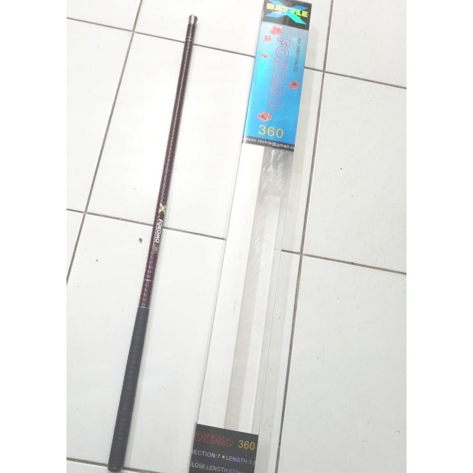 Joran Tegek Battle X Fokomo 360 Ruas Panjang Carbon