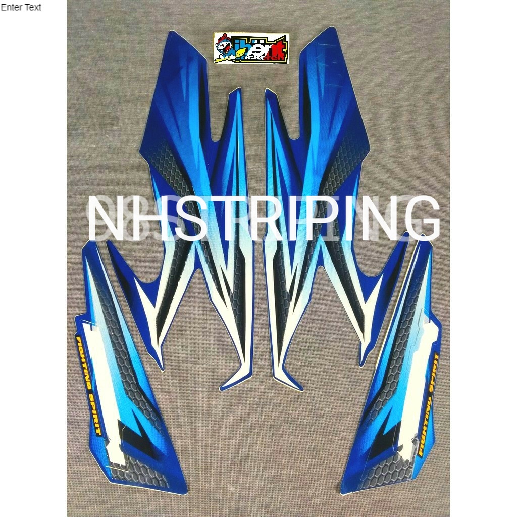 STRIPING RX KING BIRU  2005 STRIPING LIS STANDAR ORI YAMAHA