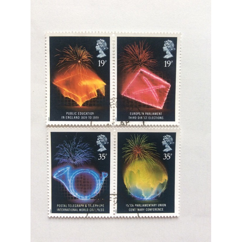 

Perangko GB 1999 centenary stamp set 4pcs