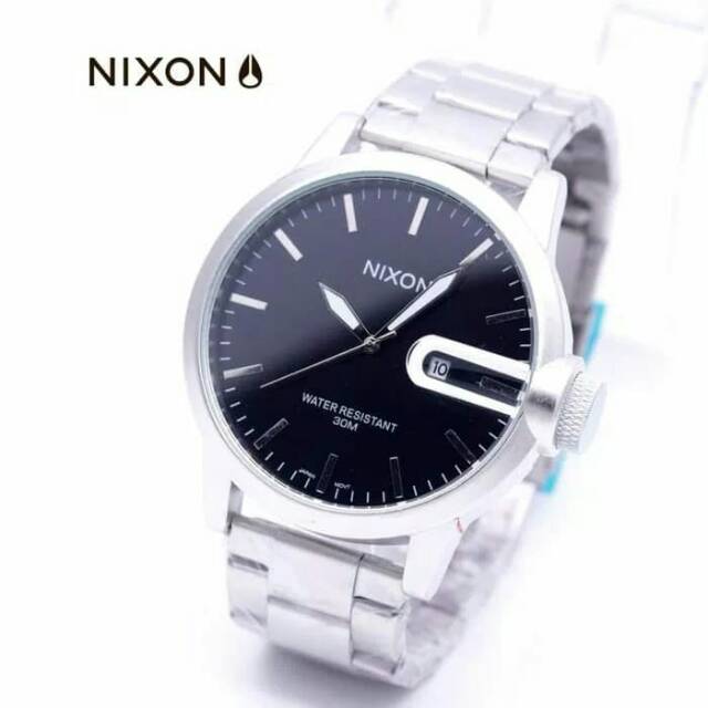 Jam Tangan Pria Nixon Rantai Silver Rose Rantai - SilverPutih