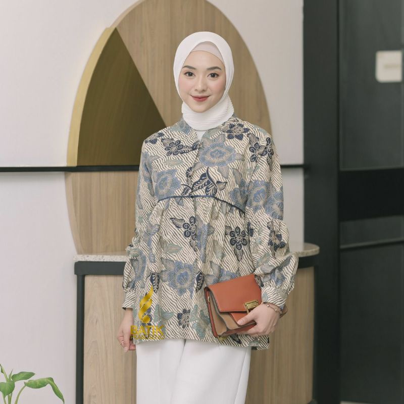 Blouse Elisa Busui - Blouse Busui Batik Prabuseno