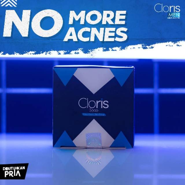 Sabun ClORIS MEN , Sabun Wajah Pria , Sabun muka pria jerawat, CLORIS SOAP