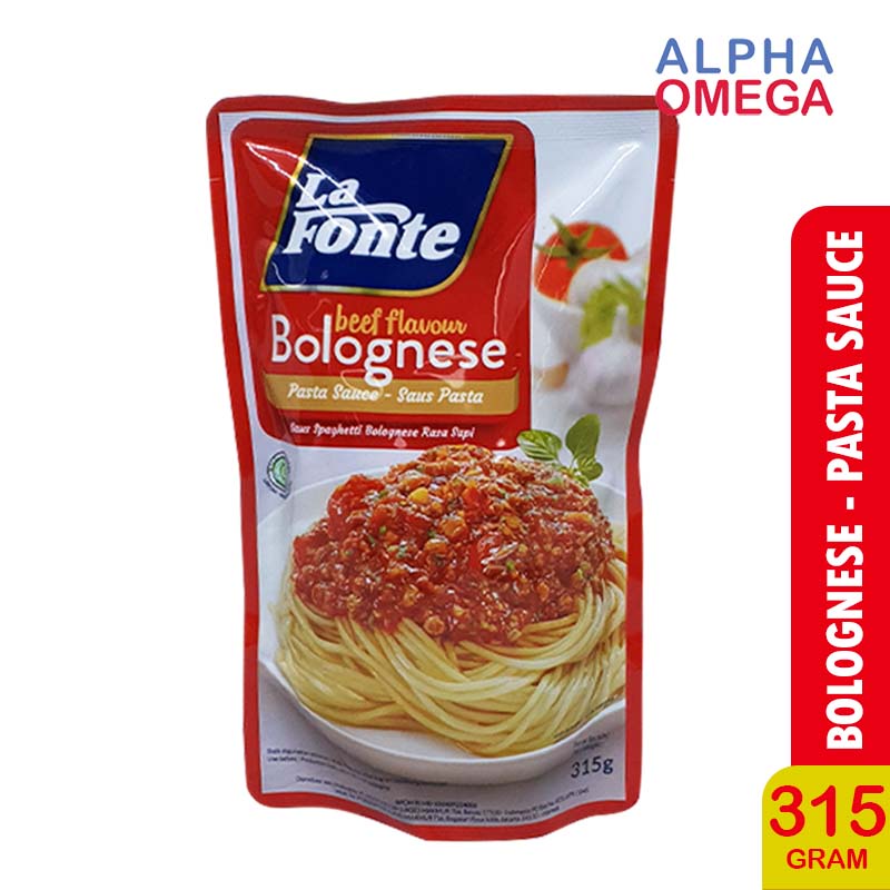 

LA FONTE SAUS PASTA BOLOGNESE 315 GR - SAOS SPAGHETTI INSTAN
