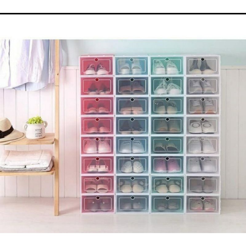 Kotak sepatu lipat / kotak sepatu portable