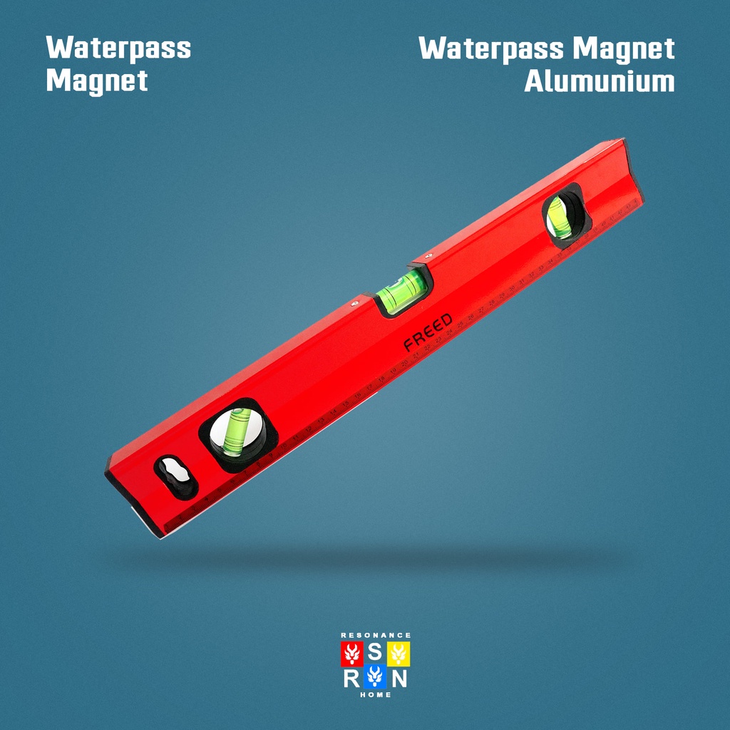 Waterpas Magnet 18 Inci l Waterpass 45 cm l Alat Ukur Tukang Resonance Home