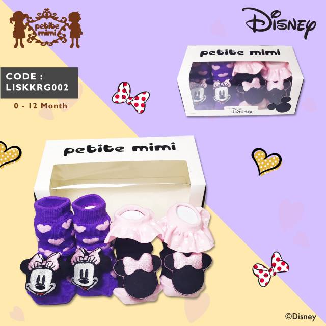 Petite Mimi Kaos Kaki Rattle Disney Girl