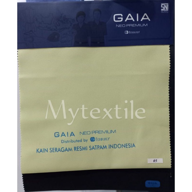 kain krem seragam satpam security terbaru gaia neo