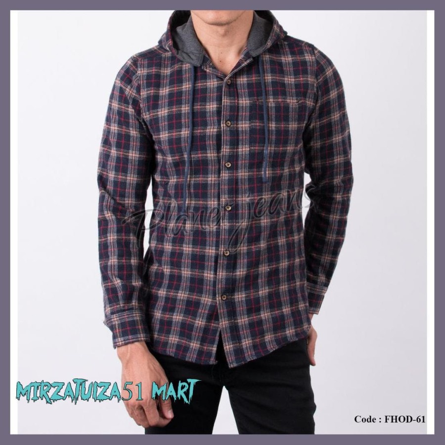 KEMEJA KUPLUK PRIA.~KEMEJA HOODIE ORIGINAL